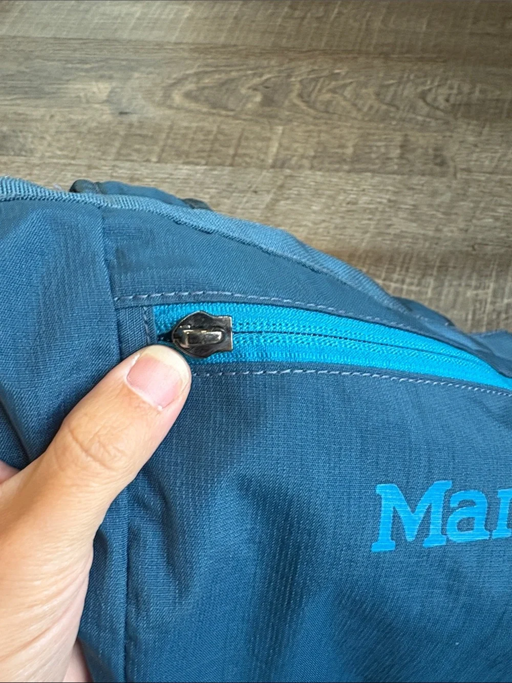 Marmot Urban Hauler Backpack Medium Teal/Blue Tote Drawstring Top READ